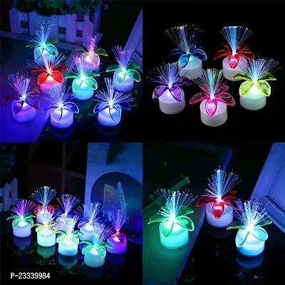 warm white fiber led  Diwali Lights Fairy String Lights, Plug in String Lights Warm White Lights for Party/Birthday/Wedding/Christmas Indoor Outdoor Decoration any occassion  (Multi) (pack of 4)-thumb0