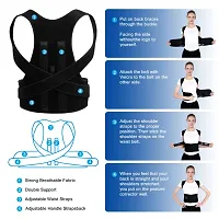 GIN24 Posture corrector belt for men and women for back pain Back Support-thumb1