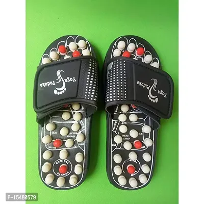 Manual Spring Acupressure and Magnetic Therapy Acupressure Paduka Slippers for Full Body Blood Circulati Size 6- 7-8-9-10-thumb2