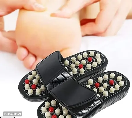 Manual Spring Acupressure and Magnetic Therapy Acupressure Paduka Slippers for Full Body Blood Circulati Size 6- 7-8-9-10-thumb5