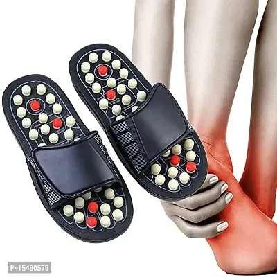 Manual Spring Acupressure and Magnetic Therapy Acupressure Paduka Slippers for Full Body Blood Circulati Size 6- 7-8-9-10-thumb4