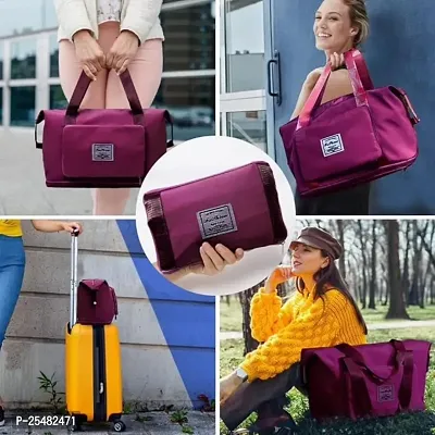 Fresh Duffle Bags for Travel, Bags for Women, Handbags for Women Big Size, Travel Bags for Luggage, Vanity Bag for Women, Luggage Bags for Travel Large Size Colour Magenta-thumb3