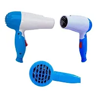 1290 Professional Electric Foldable Hair Dryer  (PACK OF 1)Blue-thumb2