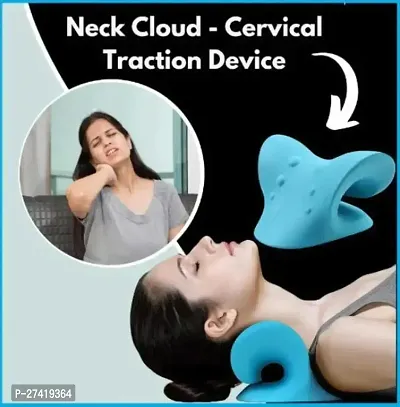 Neck Relaxer Cervical Pillow for Neck(pack of 1)blue-thumb0