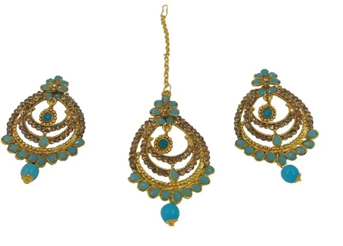 Earrings and Maang tikka set