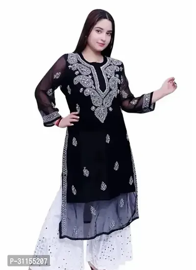 Stylish Georgette Kurta for Women-thumb0