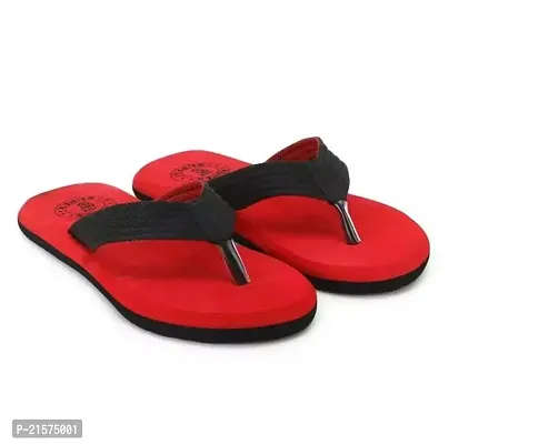 Elegant Red EVA Flip Flops For Women