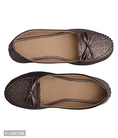 Juttiwala Women's. Brown Synthetic New with Stylish Casual Loafers,Comfortable Wear || for Daily Use || Casual Look Comfortable Wear || for Daily Use || Casual Look 8 UK-thumb4