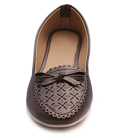 Juttiwala Women's. Brown Synthetic New with Stylish Casual Loafers,Comfortable Wear || for Daily Use || Casual Look Comfortable Wear || for Daily Use || Casual Look 8 UK
