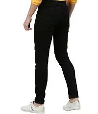 White and Black Jeans Men Slim fit Aesthetic Boys and Men use Extra Long (32, Back)-thumb4