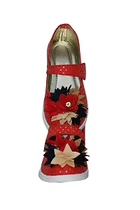 SAGESTICS INDUSTRIAL SOLUTION Dot flower type baby girl sandal for kids girl 1 year to 5 year (RED, 4_point_5_years)-thumb4