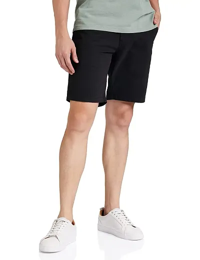 SAGESTICS INDUSTRIAL SOLUTION Shorts for Men Boys and Casual Sport and Party use (30, Black)