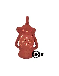 Shree Ganesh Enterprises Home Balcony Clay Lamp - Diwali Decor Bulb Lamp - Garden Terracotta Lamp ? Indoor Clay Lamp - Earthen Hanging Diya- Festival D?cor Mitti Diya-thumb1