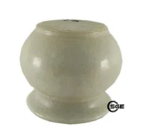 SHREE GANESH ENTERPRISES ? White Stone water pot ?pooja kalash ? karwa chouth pot - marble vessel ? chapel/temple d?cor ? hindu puja accessory ? marble kalash ? handcrafted home dcor - Ganga Jal Pot-thumb3