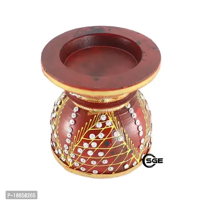 SHREE GANESH ENTERPRISES - Fancy Mortar & Pestle (okhal musal) Used for Marriage shaguns and Rituals - Diya Home Wedding Fancy Okhli & Musar !! Marriage okhali and Musal ? Fancy Home Decorative-thumb4