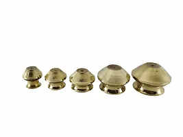 SHREE GANESH ENTERPRISES- Brass Water Pot - Vaastu D?cor Showpiece - Home D?cor Item - Puja Decoration Kalash ? Mini Size Worship Water Pot Set of 5 ? Hindu Religious D?cor ? Indian Home Decor.-thumb4