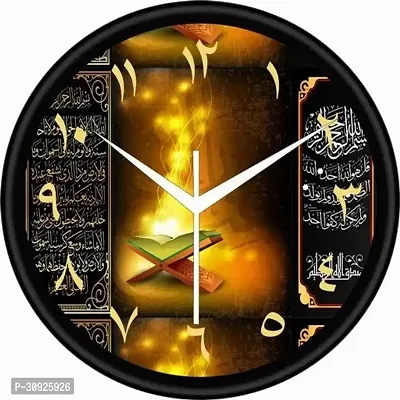 allha wall clcokRound Shaped Designer Wall Clock with Glass premium 10 inch Wall ClocksDiwar gadi and gift s