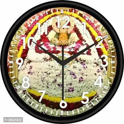 Khatunaresh wall clcokhare k sahara baba shyamses k Danishree shyamjiteno ban k dhari wall clock Round Shaped Designer Wall Clock with Glass premium 10 inch Wall ClocksDiwar gadi and gift s