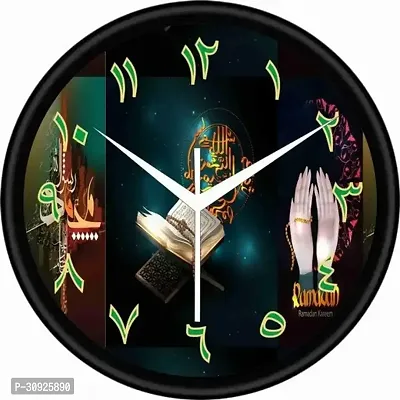 allhaazanwall clcokRound Shaped Designer Wall Clock with Glass premium 10 inch Wall ClocksDiwar gadi and gift s