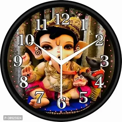 Bal Ganesh Plastic Craft Stylish Analog Wall Clock Trendy Homes Analog