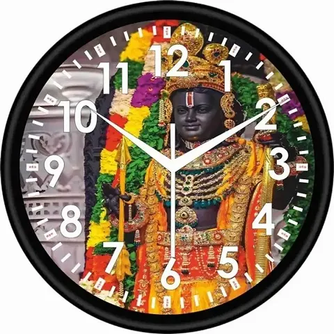 ramlala wall clock shree ram wall clock ram bhumi ayodhya wall clock