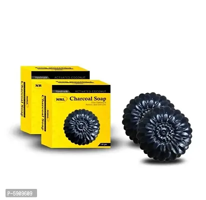 Activated Charcoal Soap (100 Gm) - Pack of 2-thumb0