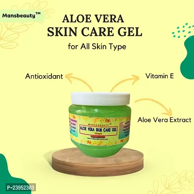 Mansbeauty Aloe Vera Skin Care Gel - 250 gm-thumb2