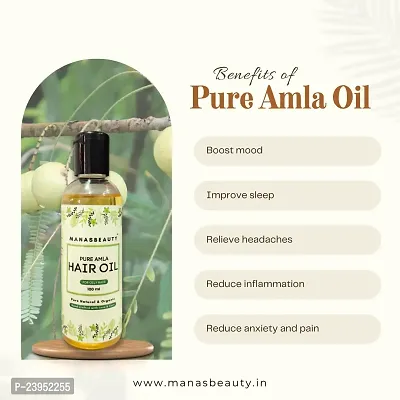 MANASBEAUTY PURE AMLA HAIR OIL - PACK OF TWO-thumb3