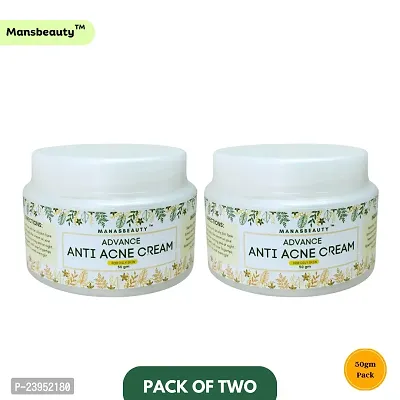 MANASBEAUTY ANTI ACNE ADVANCE CREAM - PACK OF TWO