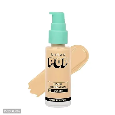 SUGAR POP Liquid Foundation ndash; 04 Peanut for Medium to Wheatish Skin Tone