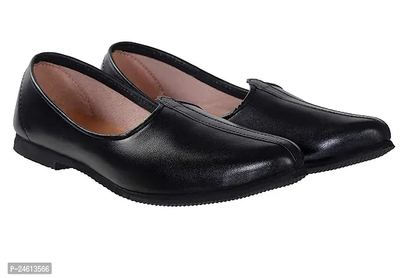 Elegant Black Faux Leather Sandals For Women
