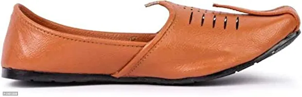 Elegant Tan Faux Leather Sandals For Women-thumb3