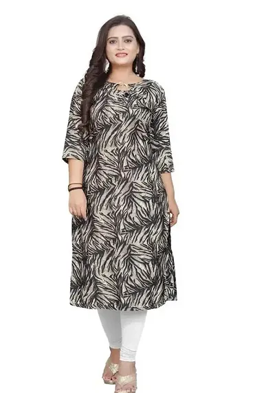 Stylish Crepe Kurta For Women Single Pack