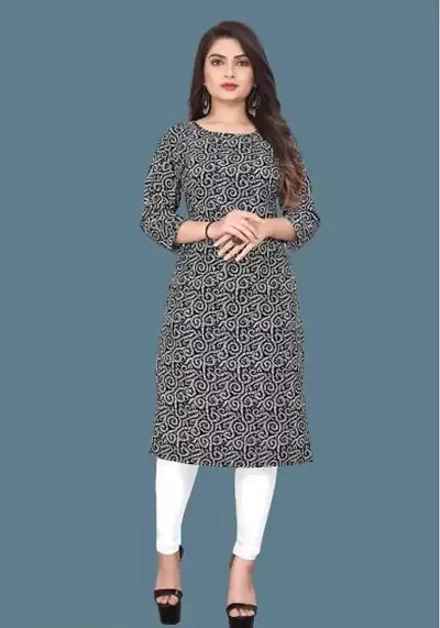 Crepe Printed Kurtis