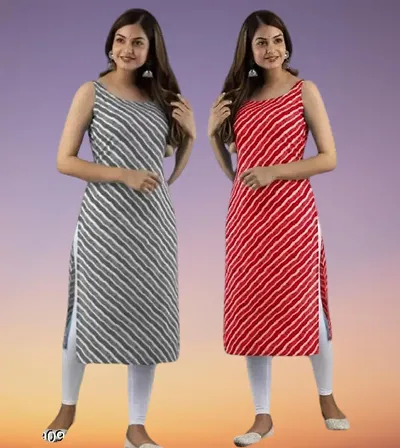 Fancy Crepe Kurtas For Women