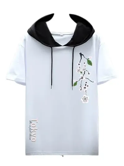 Urbanic Lifestyle-Men's Printed T_Shirt Hoody Pattern Urbanic Lifestyle