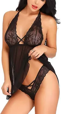 TRENDING BABYDOLL WITH G-STRING PANTY FOR WOMEN AND GIRLS-thumb3