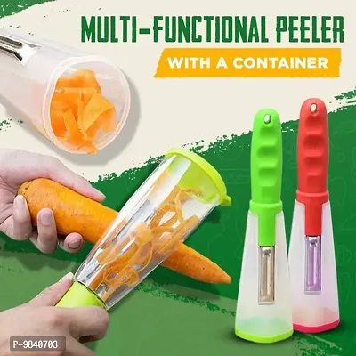 Multi-functional Storage Peeler With A Container-thumb0