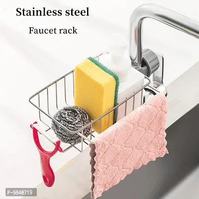 Stainless Steel Faucet Storage Rack Pack Of 2-thumb2