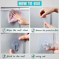 Nano Magic Wall Hooks Pack of 10-thumb1