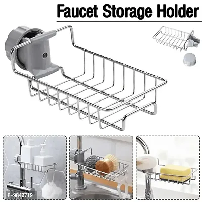 Stainless Steel Faucet Storage Rack Pack Of 2-thumb5