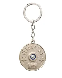 Ulta Pulta Gifts Metal Marvel Avengers Logo Rotating Spinner Keyring Keychain || Keyring For Car and Bike || Stylish Keyring For Gift-thumb1