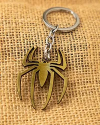 Ulta Pulta Gifts Spiderman Pattern Metal Keyring Keychain || Keyring For Car and Bike || Stylish Keyring For Gift-thumb1