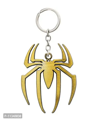 Ulta Pulta Gifts Spiderman Pattern Metal Keyring Keychain || Keyring For Car and Bike || Stylish Keyring For Gift-thumb0