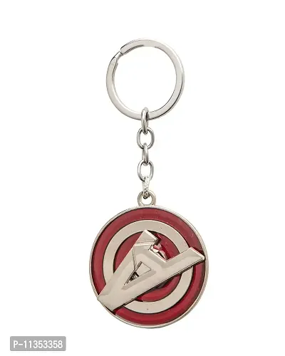 Ulta Pulta Gifts Metal Marvel Avengers Logo Rotating Spinner Keyring Keychain || Keyring For Car and Bike || Stylish Keyring For Gift-thumb3