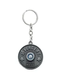 Ulta Pulta Gifts Metal Marvel Avengers A Logo Rotating Spinner Keyring Keychain || Keyring For Car and Bike || Stylish Keyring For Gift-thumb2