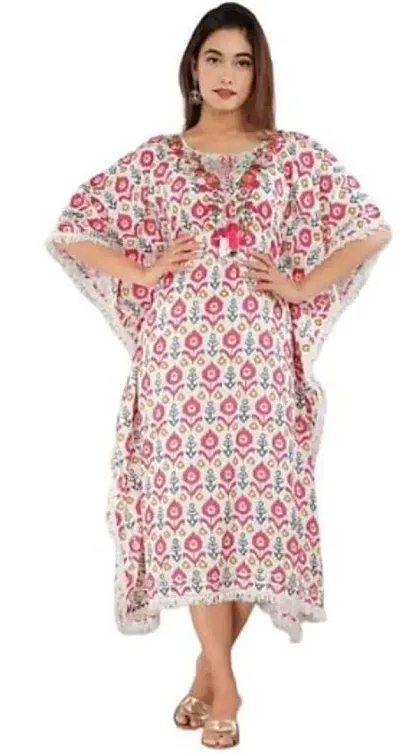 Stylish Women Chiffon Kaftan Dress