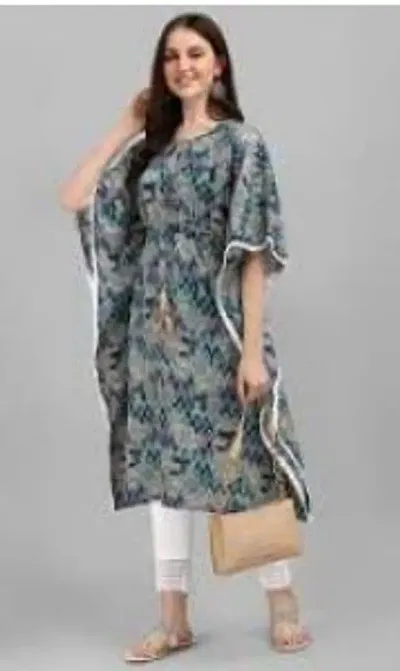 Stylish Women Chiffon Kaftan Dress