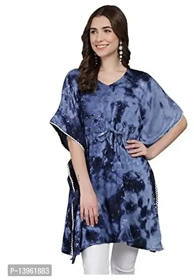 Stylish Women Cotton Blend Kaftan Dress-thumb0