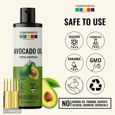 Organix Mantra Avocado Oil, 100% Pure, Natural  Cold Pressed Organic Oil, 120ML-thumb5